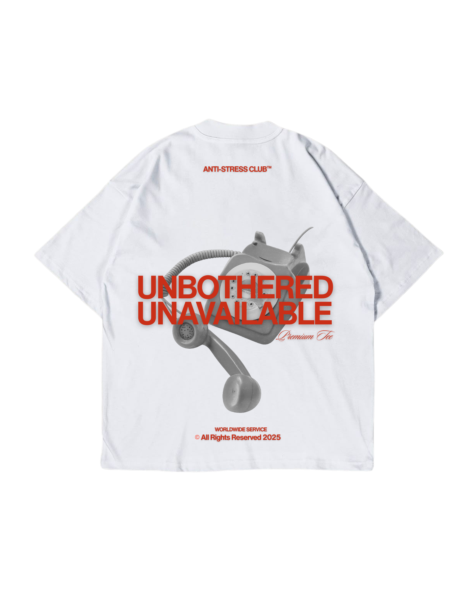 "UNBOTHERED" TEE
