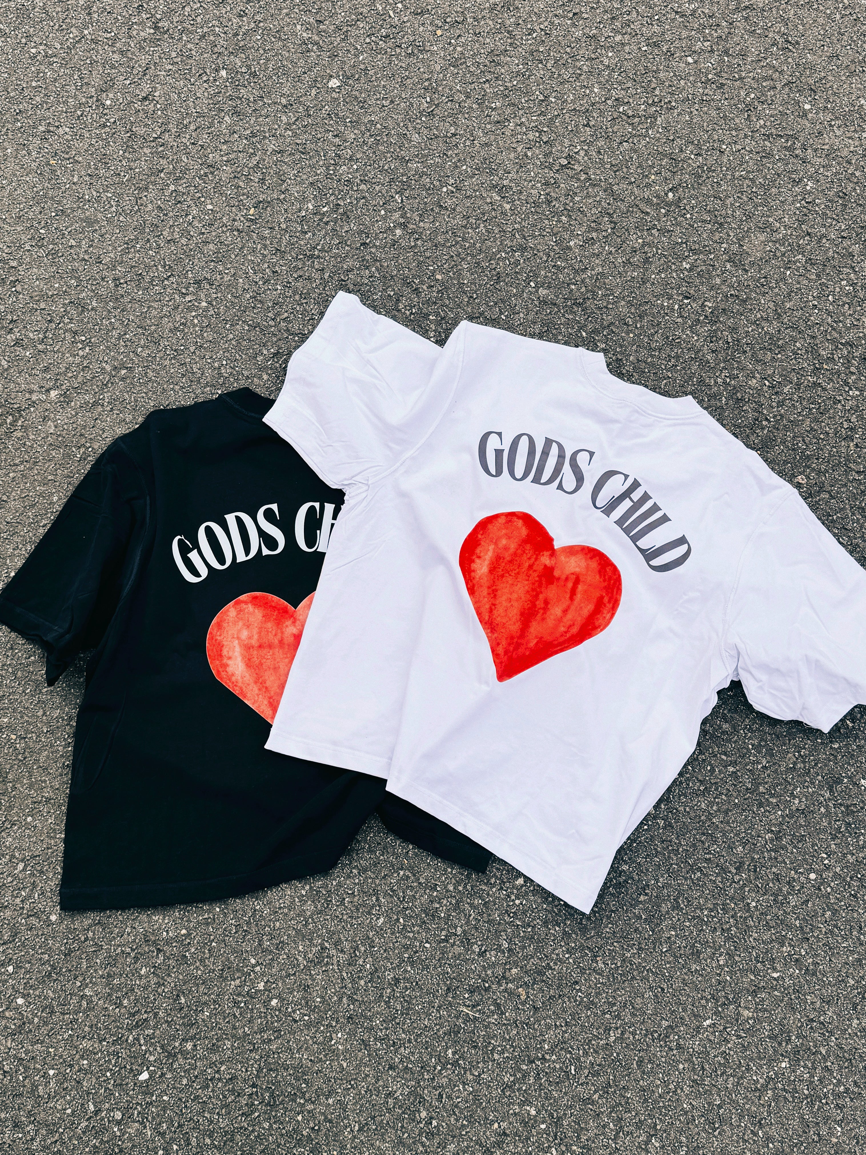 GODS CHILD REVERSE STITCHED BOX TEE