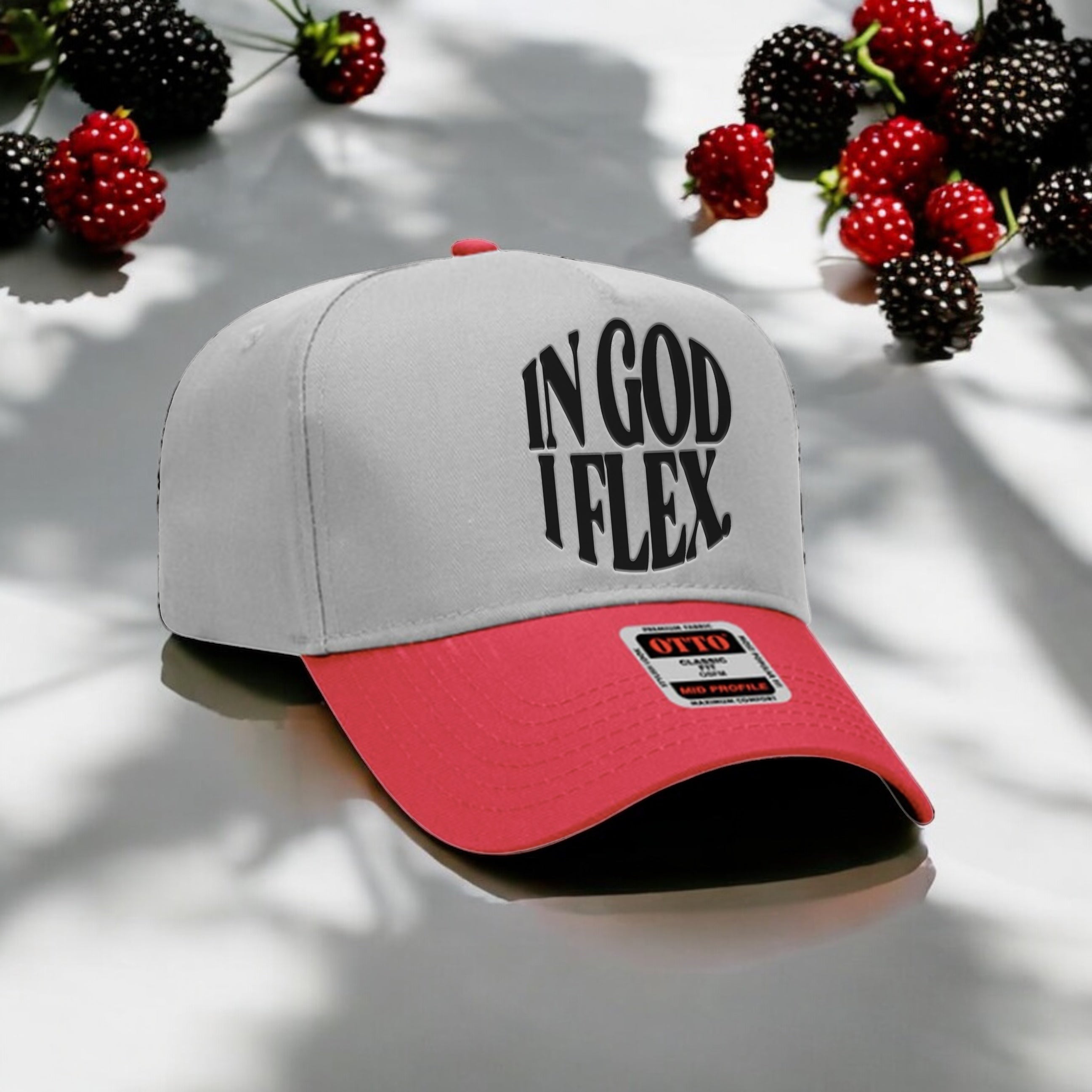 IGIF CAP (RED/BLK/GREY)